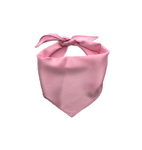 Pink Dog Bandana Scarf - Chiffon, Pack of 1, Small