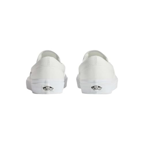 Slip-On Sneakers for Men & Women - True White - Size 12 Women/10.5 Men
