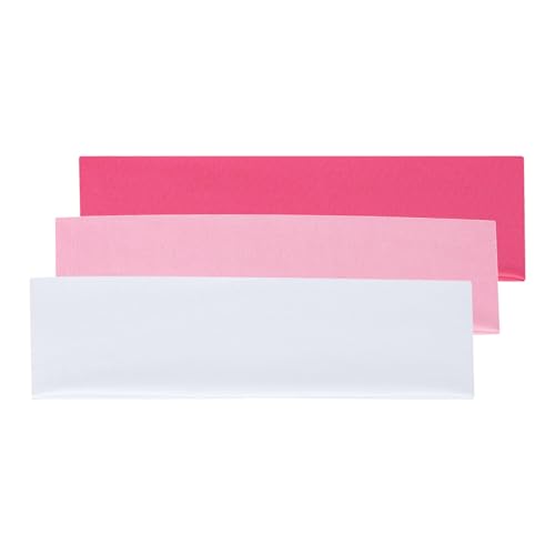 Non-Slip Yoga Headband for Women - Sweat-Absorbing Elastic Hairband - Pink