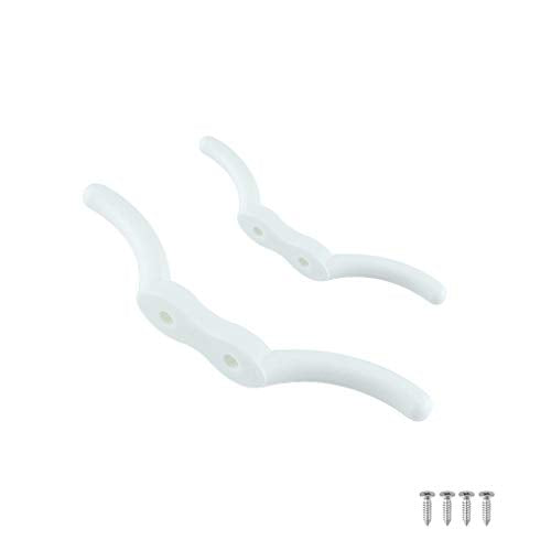 4-Inch Nylon Rope Cleat - 2 Pack with Stainless Steel Mounting Screws