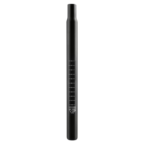 Aluminum Alloy Bike Seatpost Shock Absorber 350mm - Black - 27.2mm
