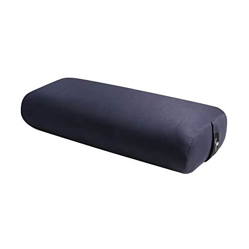Yoga Bolster - Firm Supportive Handmade Blue