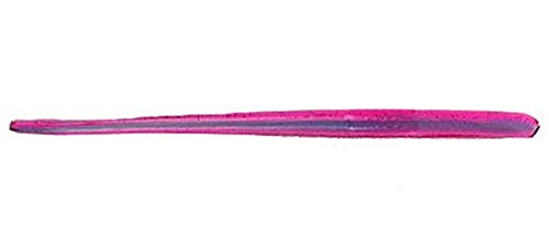 Straight Tail Worm Bait - 7-Inch Morning Dawn/Red Flake