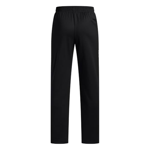 Boys' Tapered Warm-Up Pants - Large Black/White
