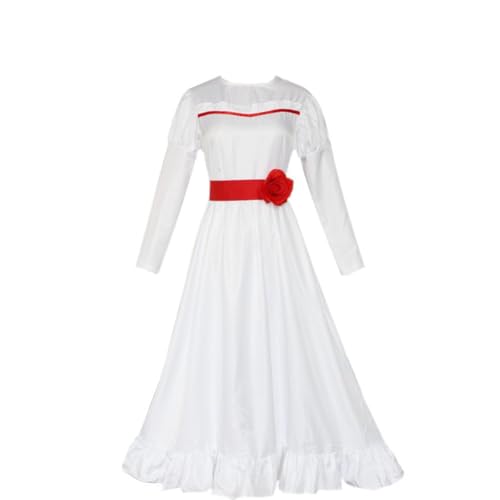 Annabelle Horror Movie Costume Dress for Women - White, X-Large