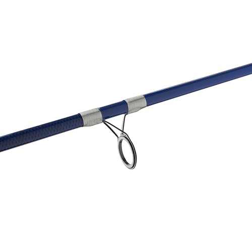 Shakespeare Contender Spinning Rod, 8', 2-Piece Saltwater Fishing Rod, Medium Power, 10-20 lb Line Rating