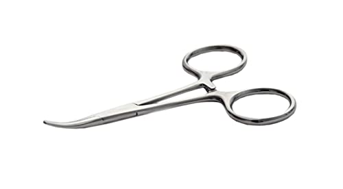 Curved Hemostat - 3.5 Inch Stainless Steel Surgical Tool
