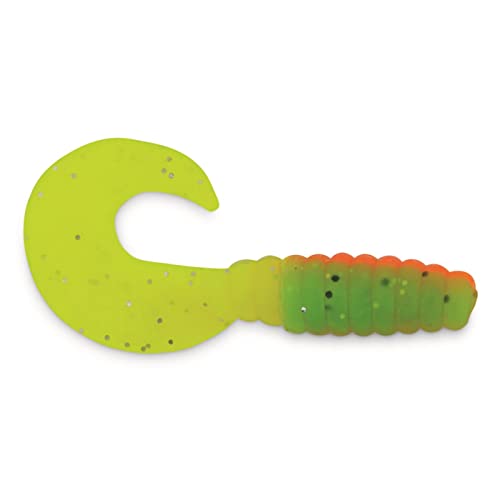Power Grubs Fishing Soft Bait - Pumpkinseed, 2" (20 Count)