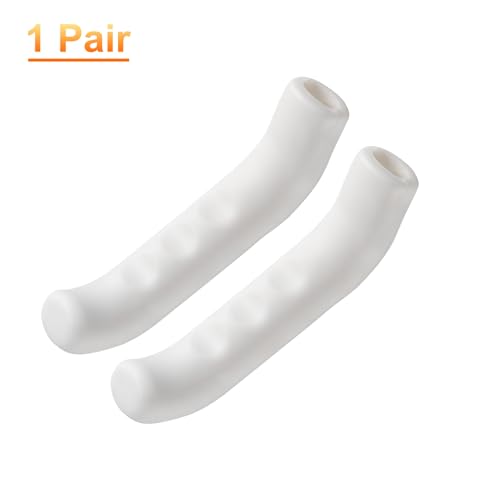 Silicone Bike Brake Lever Cover - Anti-Slip - White