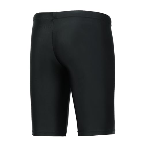 Boys Swim Jammers - UPF50+ Youth Swim Trunks - XX-Large Black
