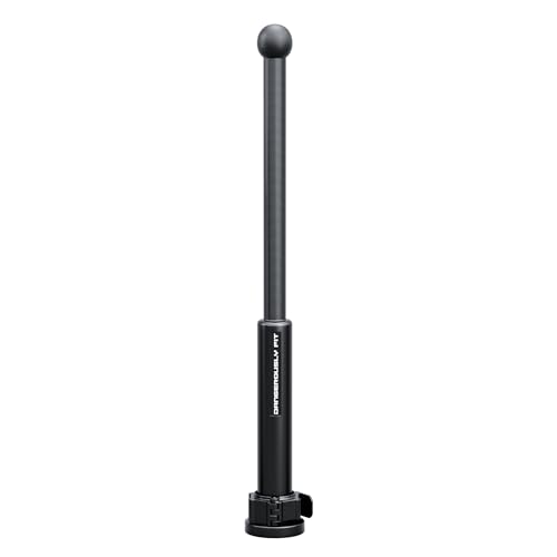 Adjustable Long Steel Club - Rubber Coated Mace for Strength Training