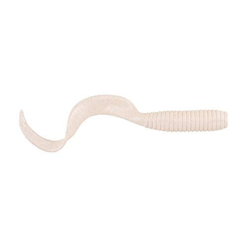 Gulp! Grub Saltwater Fishing Soft Bait - White, 5"