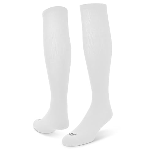 All Sport Over-the-Calf Athletic Performance Socks - White, XS-L
