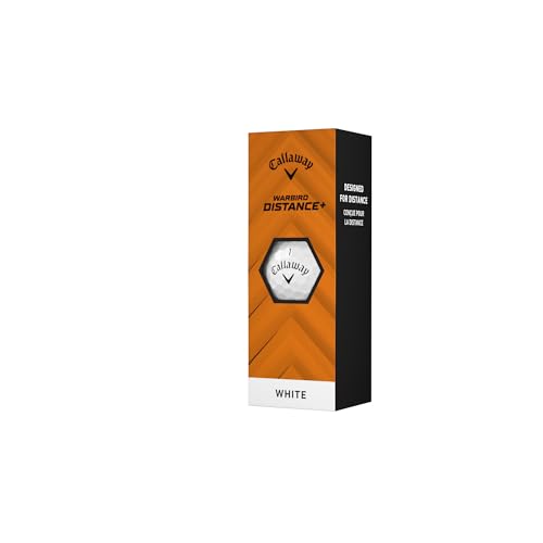 Callaway Warbird Distance Golf Balls - One Dozen, White, Max Distance
