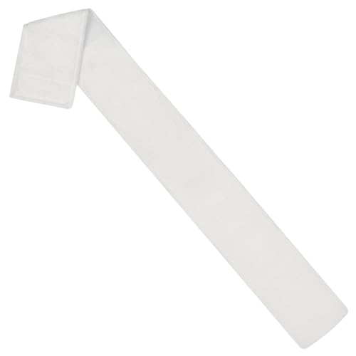 Football Towel - Thin Microfiber with Hook and Loop Closure - White