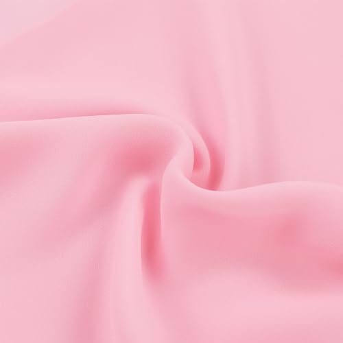Ballet Wrap Skirt for Girls - Sheer Chiffon Tutu, Pink, 9-12 Years