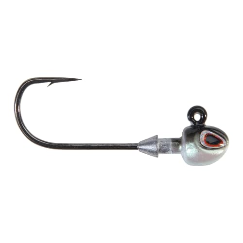 Hybrid Fishing Jigheads - 1/32 oz Fish Head - 4 Hook Size
