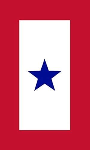 Blue Star Military Service Flag Sticker - Support Active Duty Troops