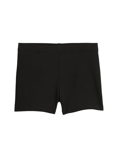 GAP Girls Basic Cartwheel Shorts Small True Black Kids Apparel