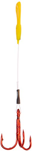 Sting'R Hook #10 Treble Hook with Leader - 6 Pack Red