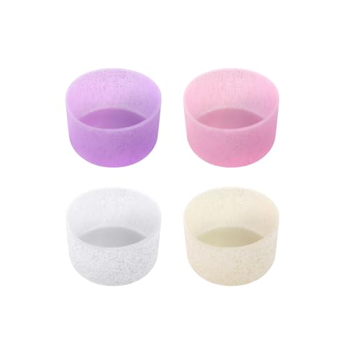 Silicone Bottle Boot Set - 4Pcs Bottom Protectors for Water Bottles - Flash