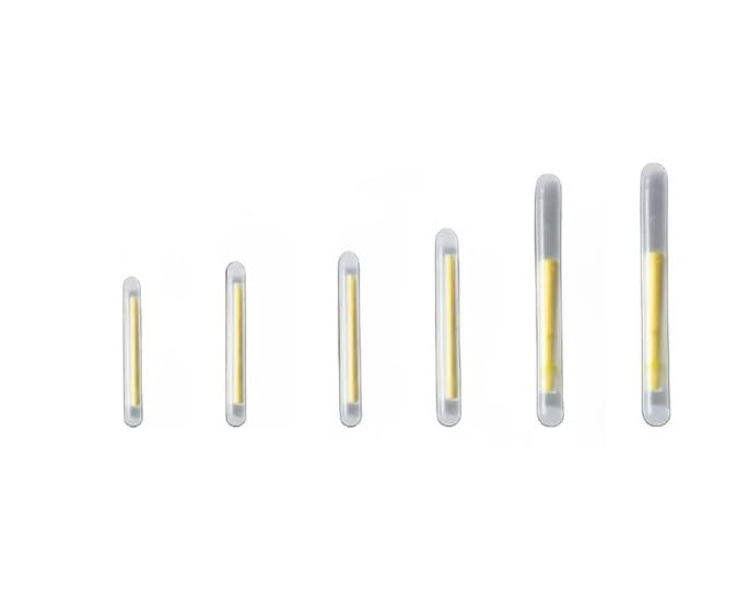 Fluorescent Fishing Float Light Sticks - 100 Pack, 3mm