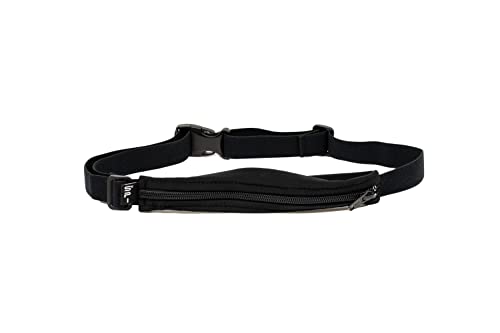 Adjustable Running Belt for Phone - Black with Black Zipper