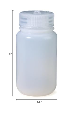 4 oz. Leakproof Wide Mouth Water Bottle - Translucent Plastic