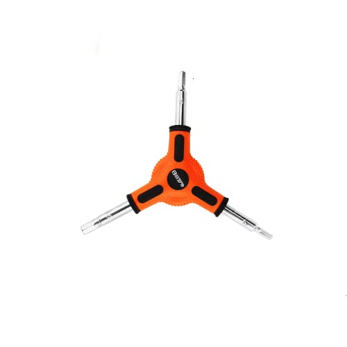 3-Way Hex Wrench Set - 4mm, 5mm, 6mm Bicycle Repair Tool