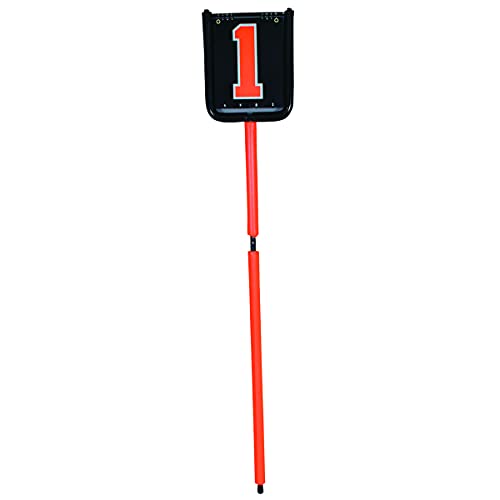 Football Down Box Indicator - 6'10" Orange with Large Numbers