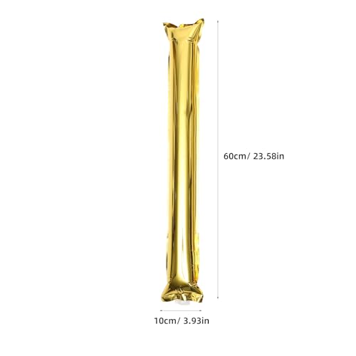 24 Pcs Gold Thunder Sticks - Inflatable Cheering Noise Makers