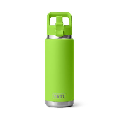 YETI Rambler 26 oz Bottle Venom Vacuum Insulated Stainless Steel with Color Matching Straw Cap