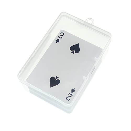 2PCS Plastic Playing Card Storage Box - High Capacity Case