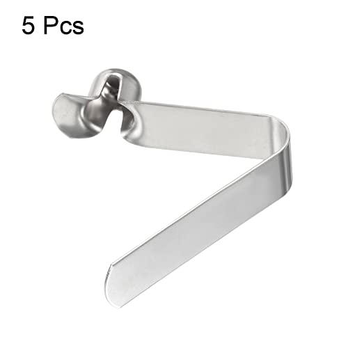 8.3x8mm Spring Clips - 5 Pack Steel Locking Tube Pins for Camping