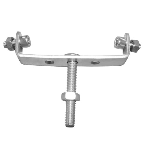 3-Pack Bike Cargo Rack Mount Brackets with Screws - U-Shaped Connectors