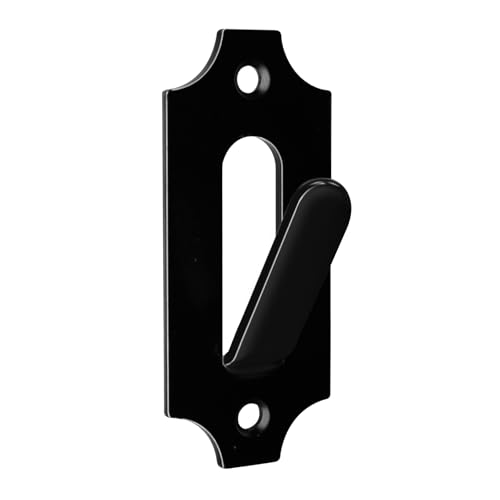 European Mount Skull Hanger with Silicone Protector - Stainless Steel - Black