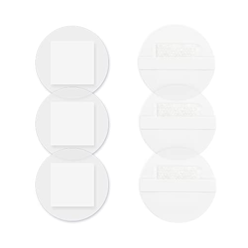 100pcs Clear Round Adhesive Bandages - 1 Inch Wound Care