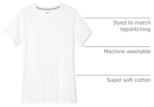 Boys' Short Sleeve Crewneck Tee - 4T / White