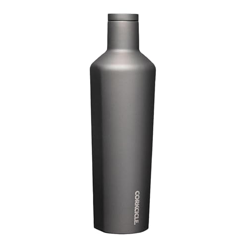 Corkcicle 25 oz Insulated Canteen Water Bottle, Ceramic Slate