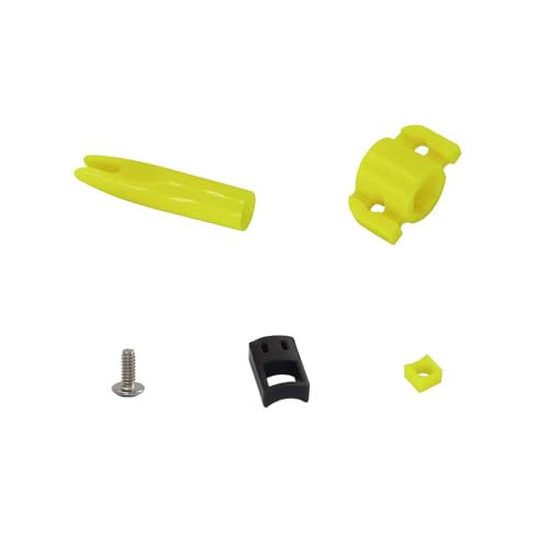 Bowfishing Arrows Safety Slides Kit - 5/16 Inch, Pack of 6