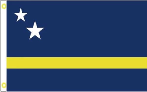 World Cup 2026 Curacao Flag - 5ft x 3ft Double-Sided with Grommets