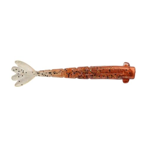 PowerBait Saltwater Bonga Shrimp Soft Baits - New Penny, 4in