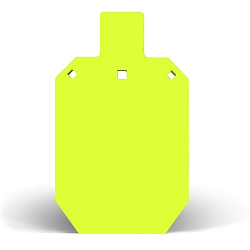 Highwild 7x12in Neon AR500 Steel Shooting Target - F- Torso Version