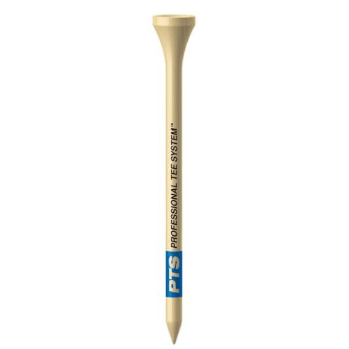 PrideSports 3-1/4 Inch Bamboo Golf Tees - 135 Count, Eco-Friendly, Stable & Durable