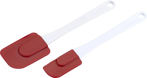 Silicone Spatula Set - Heat Resistant Kitchen Scrapers, 2-Pack