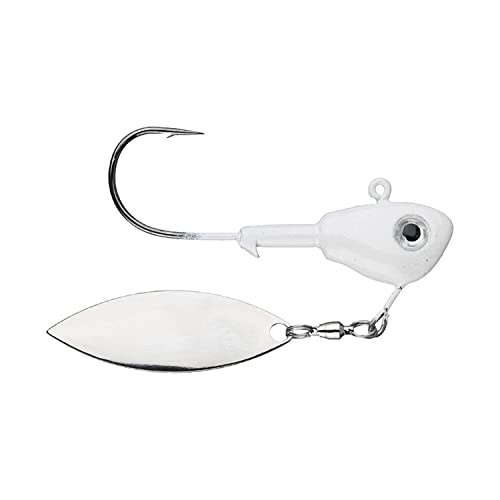 Su-Spin Single Blade Fishing Jighead - Pearl, 1/2 oz