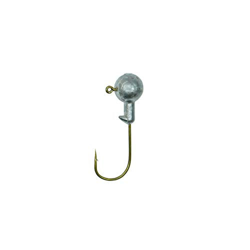 Unpainted Fishing Jig Heads with Bronze Hook - 1/32 OZ, 50 PCS