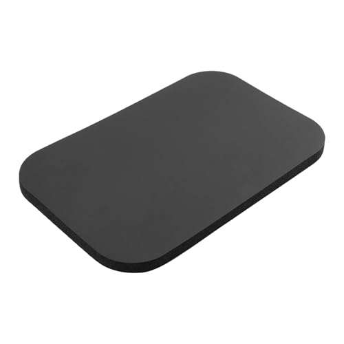 Yoga Knee Pad Cushion - Non-Slip Foam for Pilates & Exercises - Black 29x19x1.5cm