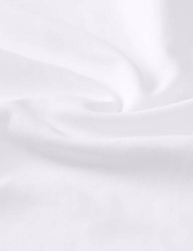 Butterluxe Racerback Tank Top for Women - White, Small