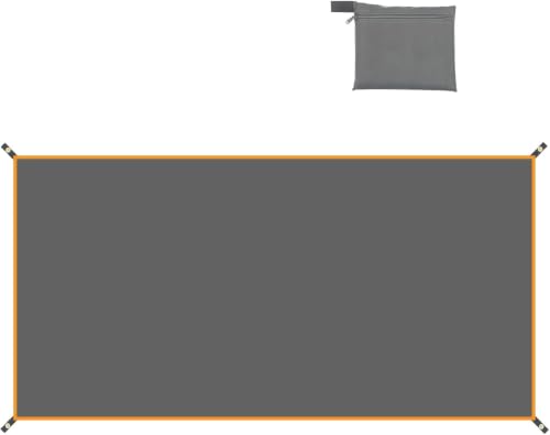 Portable Waterproof Camping Tarp - Gray 41.3" x 83"